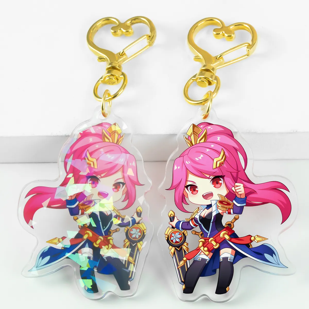 Hotselling Genshin Tác Động Móc Chìa Khóa Anime Hình Acrylic Keychain Bộ Sưu Tập Mô Hình OEM Cá Tính Mặt Dây Chuyền