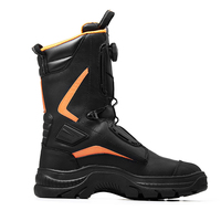 Usine OBM ODM Bottes de sécurité pour pompier en gros personnalisées Bottes de sécurité à boucle rapide d'urgence pour pompiers