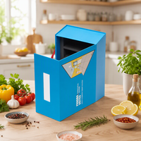 Personnalisation de boîte-cadeau à poignée rabattable, conception de boîte de papier haut de gamme, personnalisation de boîte d'emballage à coque dure