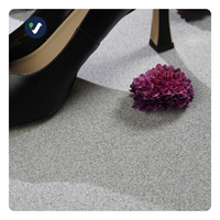 Revêtement de sol époxy effet marbre brillant auto-nivelant Terrazzo liquide