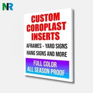 4mm Corrugated PVC Plastic Hollow <b>Sheets</b> Yard Signs Lawn Signs Billboard Real Estate Signs-Custom Cutting Service - Product Image 1