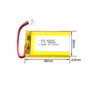 <span class=keywords><strong>3</strong></span>,7 v 500mah li-ion battery with CE ROHS approval - Product Image 4