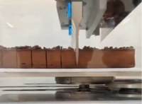 Wanli Machine de découpe de gâteaux ronde et triangulaire à ultrasons industrielle pour les magasins d'alimentation trancher le pain et les gâteaux