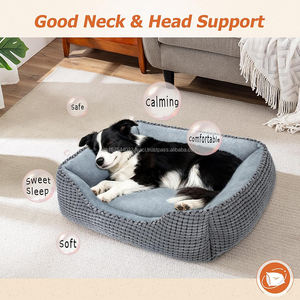 Factory Rectangle Dog Bed for <b>Small</b> Medium Large Dogs Cats Pet Nest Soft Calming Sleeping Warm Puppy Sofa Bed Pet Cuddler - Product Image 4
