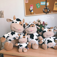 Petite poupée en peluche Little Cow Habi, jouet en peluche en coton PP doux pour cadeau de la Saint-Valentin pour petite amie