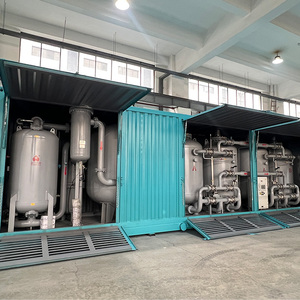 Контейнерный генератор азота PSA Shenger Four Towers с ПЛК и двигателем, 97% чистоты, высокая эффективность - Product Image 1