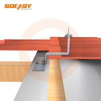 Crochets de fixation Soeasy pour tuiles de toit, support de tuiles solaires, crochet réglable SUS 304, solution de montage photovoltaïque
