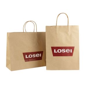 Bolsas de Papel Kraft Marrón para Comida para Llevar, Personalizadas al por Mayor - Product Image 1
