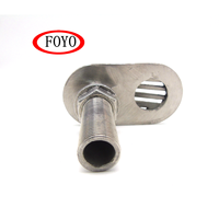 FOYO Direktvertrieb 316 Edelstahl Hochglanzpolierter Einlassfilter Bestseller Marine-Hardware Bootszubehör Neuzustand