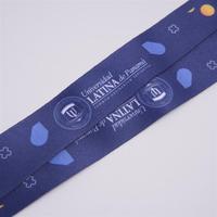 CH Wholesale Sublimation Printing Polyester Lanyards With Logo Custom Certification Keychain OEM ODM ECO Promotion Event Gifts