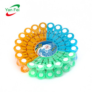 Nuove Mollette per Bucato in Plastica di Alta Qualità, 20 Pezzi, Resistenti e Colorate, per Uso Domestico, Vendita all'Ingrosso 2025 - Product Image 1