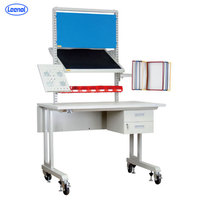Banc de travail LEENOL ESD antistatique, table de travail de laboratoire électrique pour l'assemblage d'ordinateurs