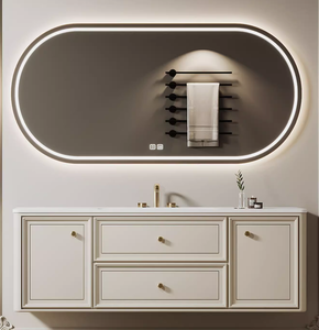 Ensemble de meuble de salle de bain style français personnalisé bois massif contreplaqué tenture murale rangement salle de bain lavabo <span class=keywords><strong>armoire</strong></span> <span class=keywords><strong>avec</strong></span> <span class=keywords><strong>miroir</strong></span> - Product Image 2