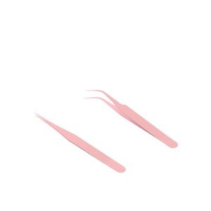 Pinces droites et courbes, couleurs macaron, en acier inoxydable, haute précision, pour la fabrication de bougies, kits d'aromathérapie DIY - Product Image 4