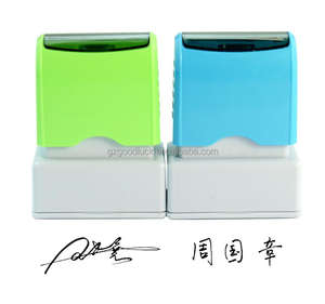 Sello de Tinta Personalizado con Nombre de Profesor/Firma Caligrafía Autoentintable Sello de Letras Personalizado - Product Image 1