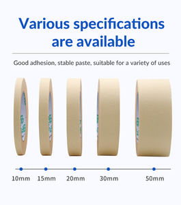 Vente directe d'usine en gros haute crêpe papier ruban de masquage peintres auto-adhésif simple côté acrylique 50m longueur 5cm - Product Image 5