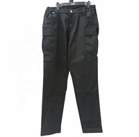 Pantalon de travail cargo pour homme à taille élastique et multi-poches, uniforme de sécurité, pantalon tactique, vêtements de travail