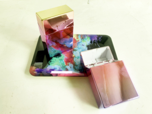 20 Chiếc Hộp Đựng Thuốc Lá Gương Cầu Vồng Nhiều Màu Chống Nước Hộp Đựng Thuốc Lá Nắp Lật Bằng Nhựa Acrylic ABS - Product Image 5