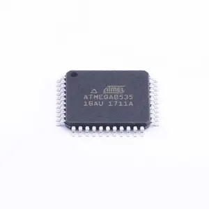8KB แฟลช8บิต Atmega AVR RISC ชิปดั้งเดิม5V 44-PIN TQFP T/R-tapape และรีล ATMEGA8535-16AUR