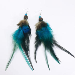 Pendientes de Pluma con Colgante Geométrico de Moda para Mujer UIONEN 2313 - Product Image 3