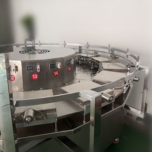 La formation professionnelle de cône de pizza font la machine commerciale de machine à glaçons de gaufre de rouleau - Product Image 6