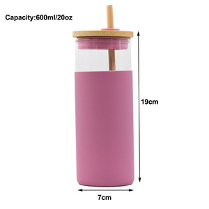 Borracce in Vetro Borosilicato a Doppia Parete da 20oz, 30oz, 40oz, Personalizzabili, Arcobaleno, per Viaggi, Senza BPA, Antigoccia, per Sublimazione - Product Image 5