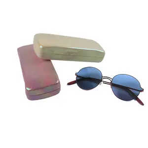 Shinetai Wholesale Custom PU Leather shades Cases Sunglasses Packaging Eyeglasses Cases