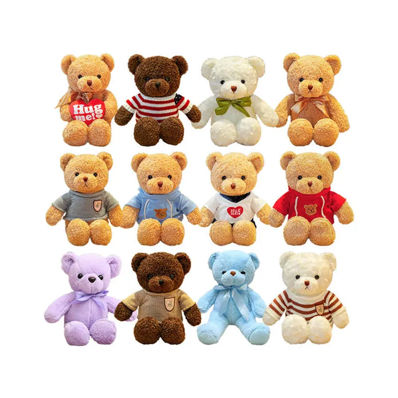 All'ingrosso simpatico peluche peluche giocattolo personalizzato orsacchiotto con diversi colori mini morbido orsacchiotto peluche animali di peluche giocattoli