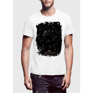 T-shirt lunga vita al re pantera nera mezza manica - Product Image 1