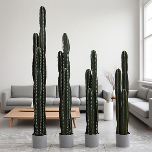 <span class=keywords><strong>Cactus</strong></span> artificiel en PU, décoration paysagère, plante <span class=keywords><strong>de</strong></span> 45 cm, haute simulation, en stock - Product Image 1