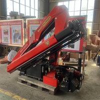Mini-grue pliante Palfinger avec moteur Weichai, boîte de vitesses et pompe - Capacité de 2 à 20 tonnes pour travaux de construction