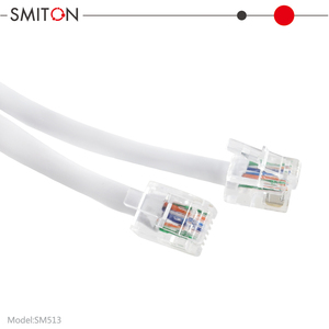 Câble téléphonique Patch Cord 6P6C <span class=keywords><strong>RJ12</strong></span> Câble téléphonique rond <span class=keywords><strong>10M</strong></span> - Product Image 6