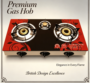 Elegante Estufa de <span class=keywords><strong>Gas</strong></span> de Vidrio con 2.5 Quemadores, 720x375mm, Quemadores de Latón, Encendido Automático, Bajo Consumo de <span class=keywords><strong>Gas</strong></span>, Certificación ISO para Cocinas Modernas - Product Image 6