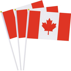 Serie Bandera de Canadá: Bandera para Ventana de Coche, Cubierta para Espejo Retrovisor, Pulsera, Pintura Facial, Sombrero, Bolsa, Camiseta, Llavero, Gafas de Sol, Pin - Product Image 2