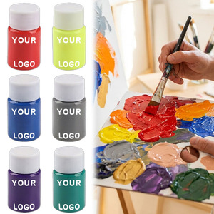 Venta al por Mayor de Fábrica, Materiales de Arte Escolares, Juego de <span class=keywords><strong>Pintura</strong></span> Acrílica con Logotipo Personalizado, <span class=keywords><strong>Pintura</strong></span> Acrílica a Base de Agua <span class=keywords><strong>para</strong></span> Materiales de Arte - Product Image 1