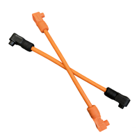 Harnais de connexion de bornes positives et négatives en fil de cuivre pour pack de batteries de stockage d'énergie 50 mm, résistant aux hautes températures