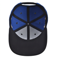 Gorra Snapback de 6 Paneles con Logotipo Personalizado, Ajustable, de Algodón Estructurado, Estilo Urbano Vintage, de Alta Calidad, Bicolor, Venta al por Mayor