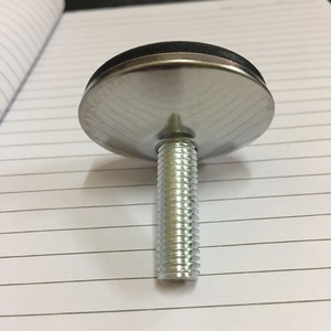 Stainless Steel <b>Adjustable</b> Furniture <b>Leg</b> 50mm Diameter M10x30mm For <b>Table</b> Computer Desk Airport Chair - Product Image 5
