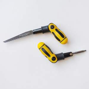 Ensemble d'outils multifonctions d'extérieur personnalisé 12 pièces avec scie de 6 pouces, tournevis en acier inoxydable pour le camping, la randonnée et la survie - Product Image 5