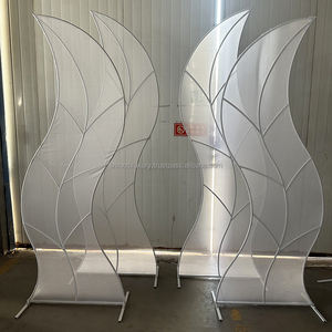 SMOOTH High Quality Leaves mesh With Light Metal Wedding Led <b>Backdrop</b> <b>stand</b> Event Decor - Product Image 4