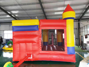 Castillo Inflable Comercial Rojo, Casa <span class=keywords><strong>de</strong></span> Brinco Inflable <span class=keywords><strong>para</strong></span> Niños con Tobogán <span class=keywords><strong>para</strong></span> Centros Comerciales - Product Image 5