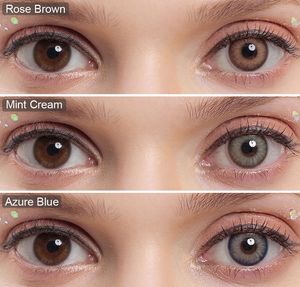 Magister Flora 14.20mm <span class=keywords><strong>Lentilles</strong></span> de contact souples et souples 6 mois Contacts colorés <span class=keywords><strong>Lentilles</strong></span> de contact brunes avec étui gratuit - Product Image 3