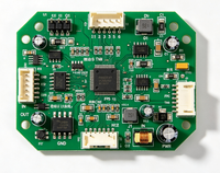 Circuit imprimé LED automobile, carte multicouche HDI avec contrôle d'impédance, carte de circuit de phare de voiture personnalisée Gerber