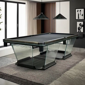 Mesa de billar de lujo de alta calidad para tenis de mesa, mesa de billar de lujo 3 en 1 con ping pong y 7 pies, 8 pies y 9 pies para oficina - Product Image 5