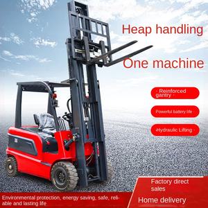 Chariot élévateur hydraulique monté sur véhicule 2 en 1, petite capacité de 1 tonne, 3 nouvelles énergies, quatre roues, empilable - Product Image 3