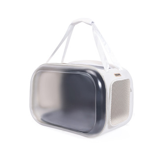 Cat carrier, portable, hand-held, shoulder-mounted, <b>trolley</b>-style pet carrier, spacious, comfortable, breathable, foldable, - Product Image 4