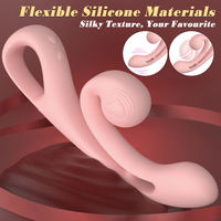 Neues Design G-Punkt Vibrator 2-in-1 Klitoris Rotierender und Anpassbarer Rabbit Vibrator Sexspielzeug für Frauen