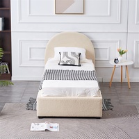Offre Spéciale de haute qualité meubles de chambre à coucher cadre de lit d'hôtel en bois lit doux moderne de taille double cadre de lit de rangement super simple