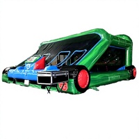 Karry Commercial Stand de Tir Gonflable IPS Interactif pour Jeu de Tir, Cible Sportive en PVC Portable pour Fêtes Intérieures et Extérieures