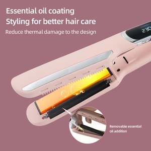 Plancha <span class=keywords><strong>de</strong></span> <span class=keywords><strong>Pelo</strong></span> con Calor Constante y Directo, Calentador <span class=keywords><strong>de</strong></span> 55W, Control <span class=keywords><strong>de</strong></span> Temperatura Múltiple, Estilizador <span class=keywords><strong>de</strong></span> <span class=keywords><strong>Pelo</strong></span> para <span class=keywords><strong>Peluquería</strong></span> - Product Image 5